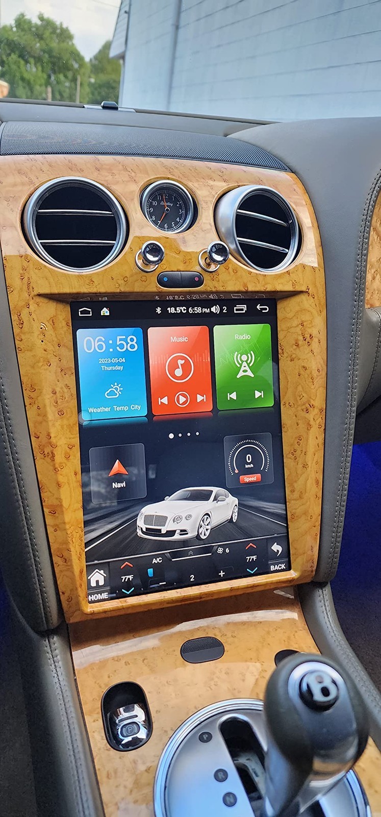 12.1″ For 2004-12 Bentley Flying Spur Continental Car Radio Stereo Carplay 4+64G