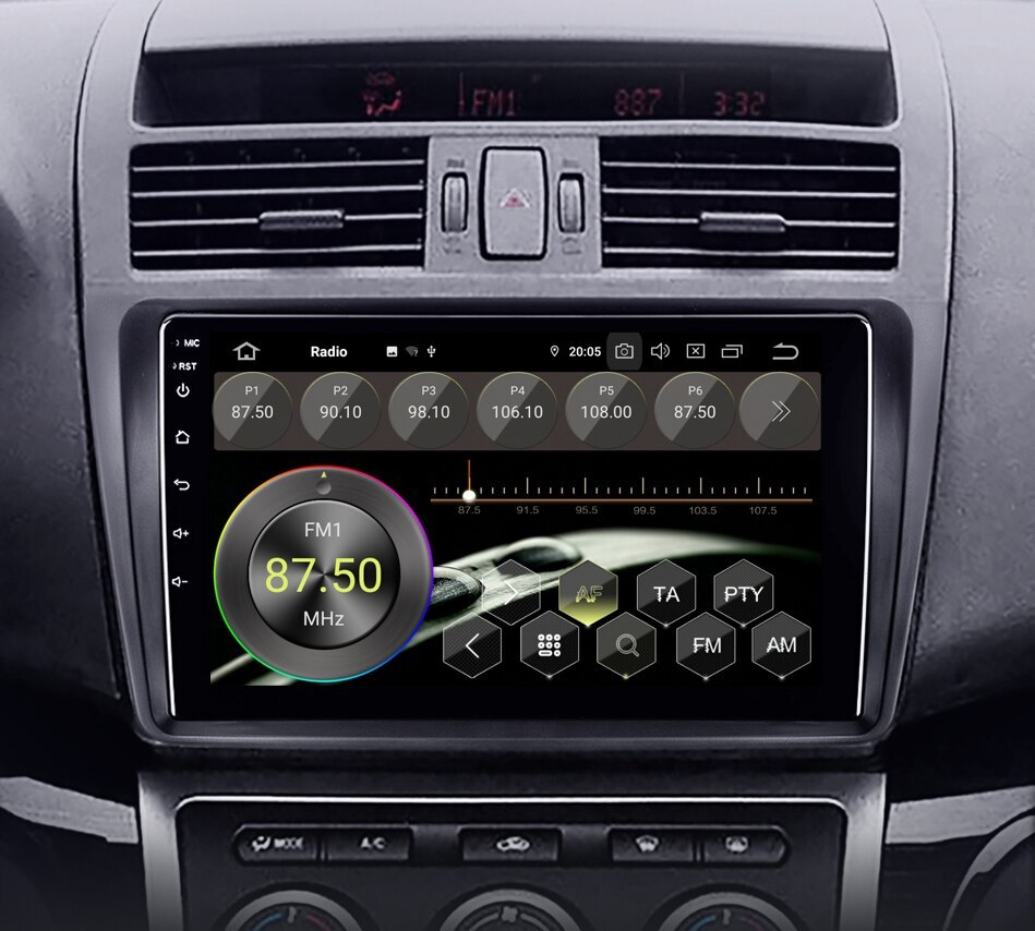For 2007-2012 Mazda 6 9” Android 12.0 Car Radio Stereo GPS Navi Wifi Player RDS