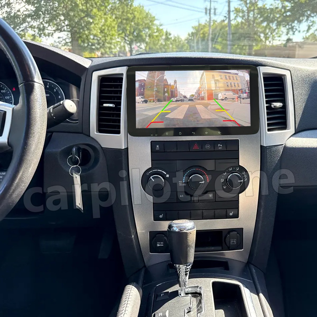 Wifi CarPlay Android 15.0 Radio GPS Stereo 64G For Jeep Grand Cherokee 2005-2011