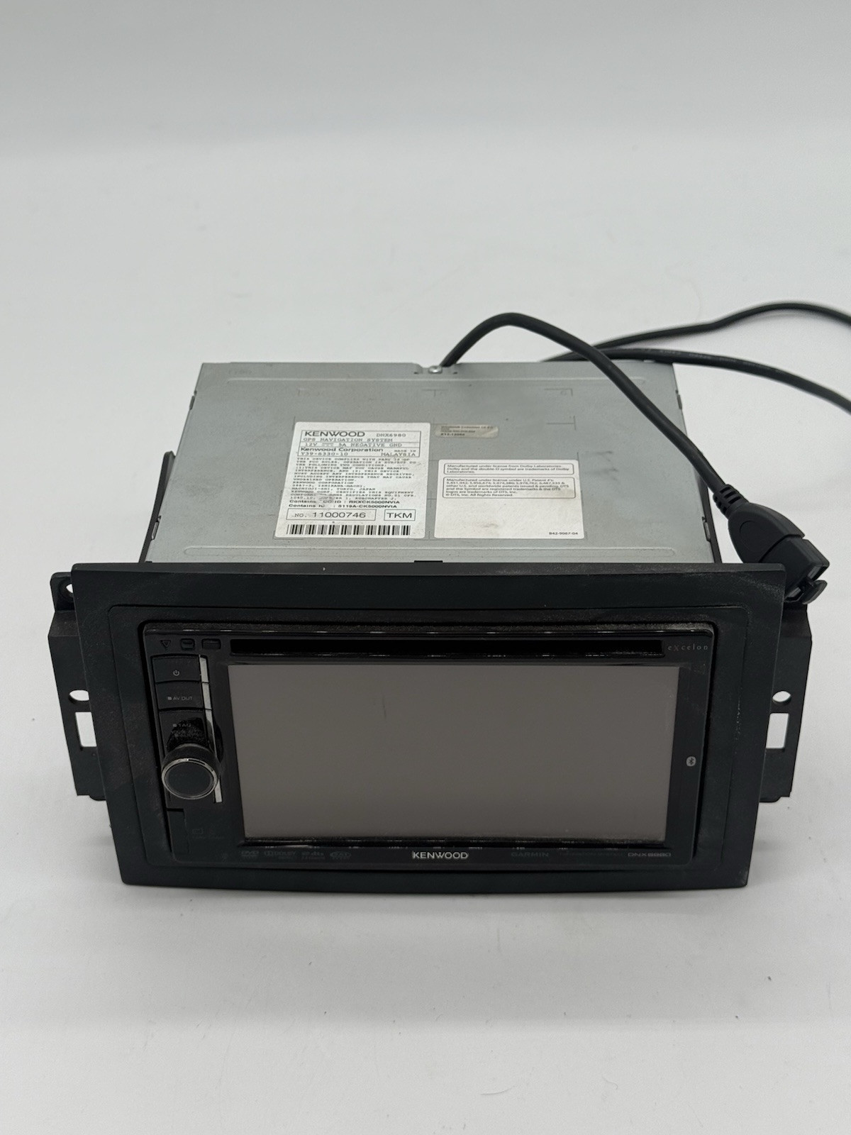 Kenwood DNX6980 Garmin GPS radio stereo DVD CD receiver 2 din MP3 WMA USB Tested