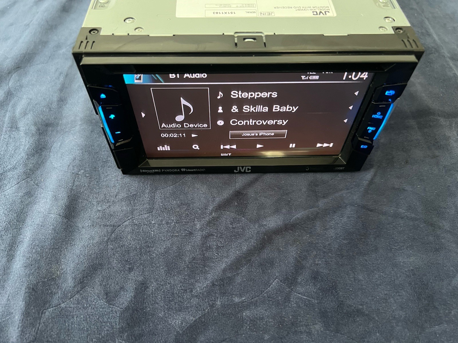 ⭐️Pre-Owned,TESTED⭐️ JVC BT|USB|CD|DVD|AM/FM-(KW-V230BT)