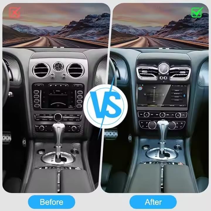 10″ 64GB Stereo Radio Carplay For Bentley Flying Spur Continental GT 2005-2019