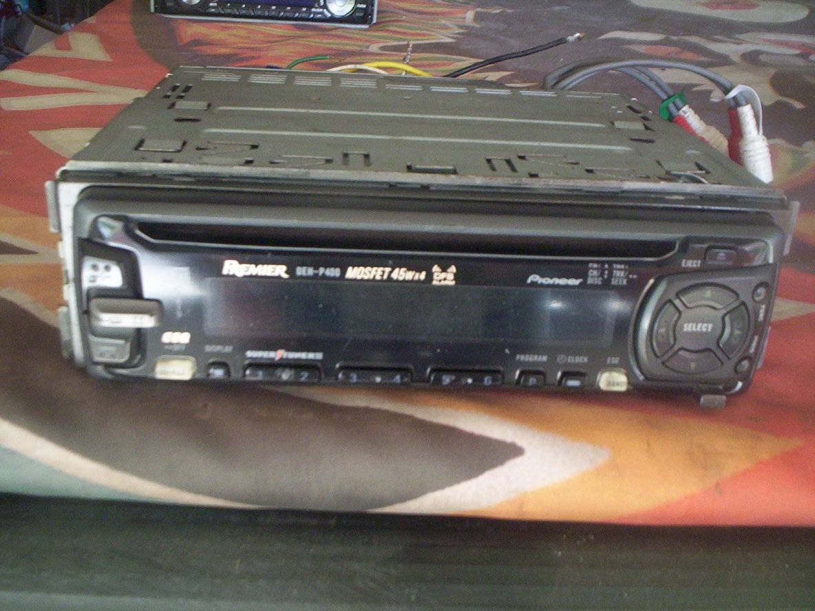 pioneer premier deh-p400 super tuner car stereo read description first