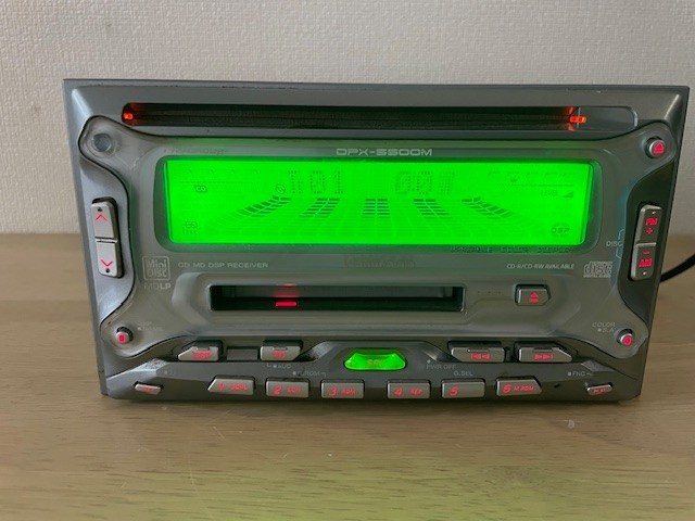 Kenwood DPX-5300M 2DIN Car Audio CD MD Player Operation Confirmed Very Good
