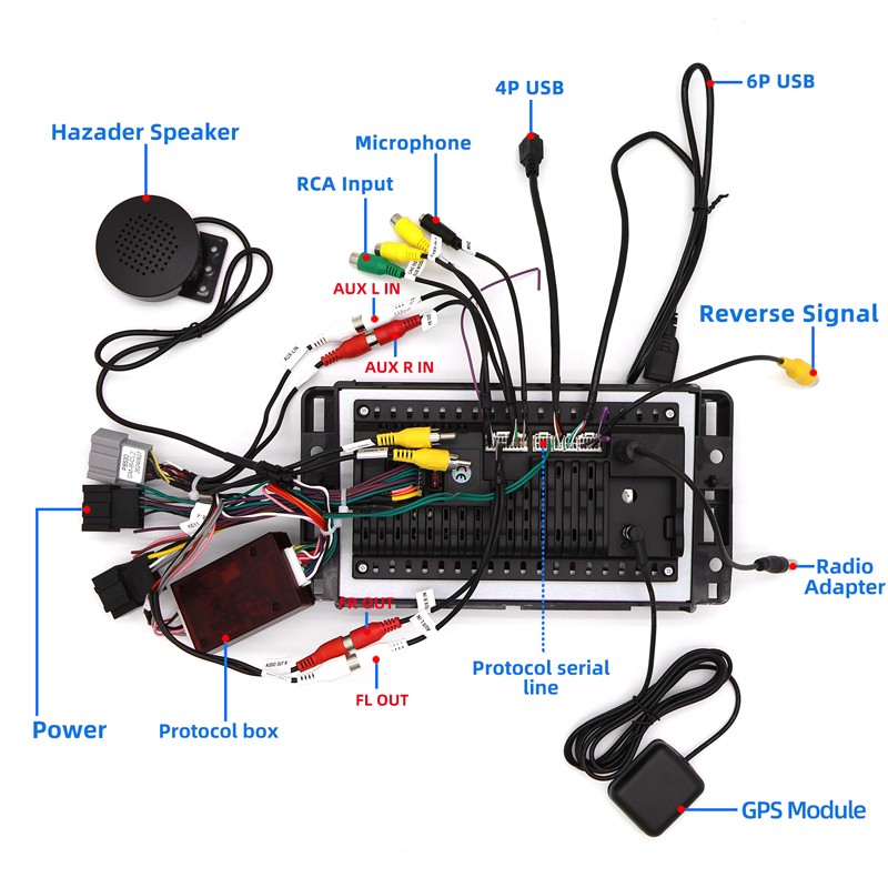For 2009-2013 Chevrolet Silverado Apple CarPlay Android 14 Radio Stereo GPS WiFi