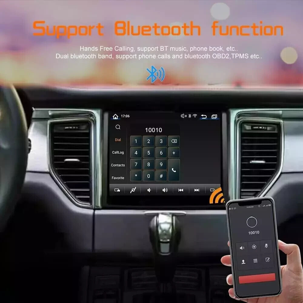 8.4” HD Car Radio GPS Navigation Android 8+128GB For Porsche Cayenne 2010-2017