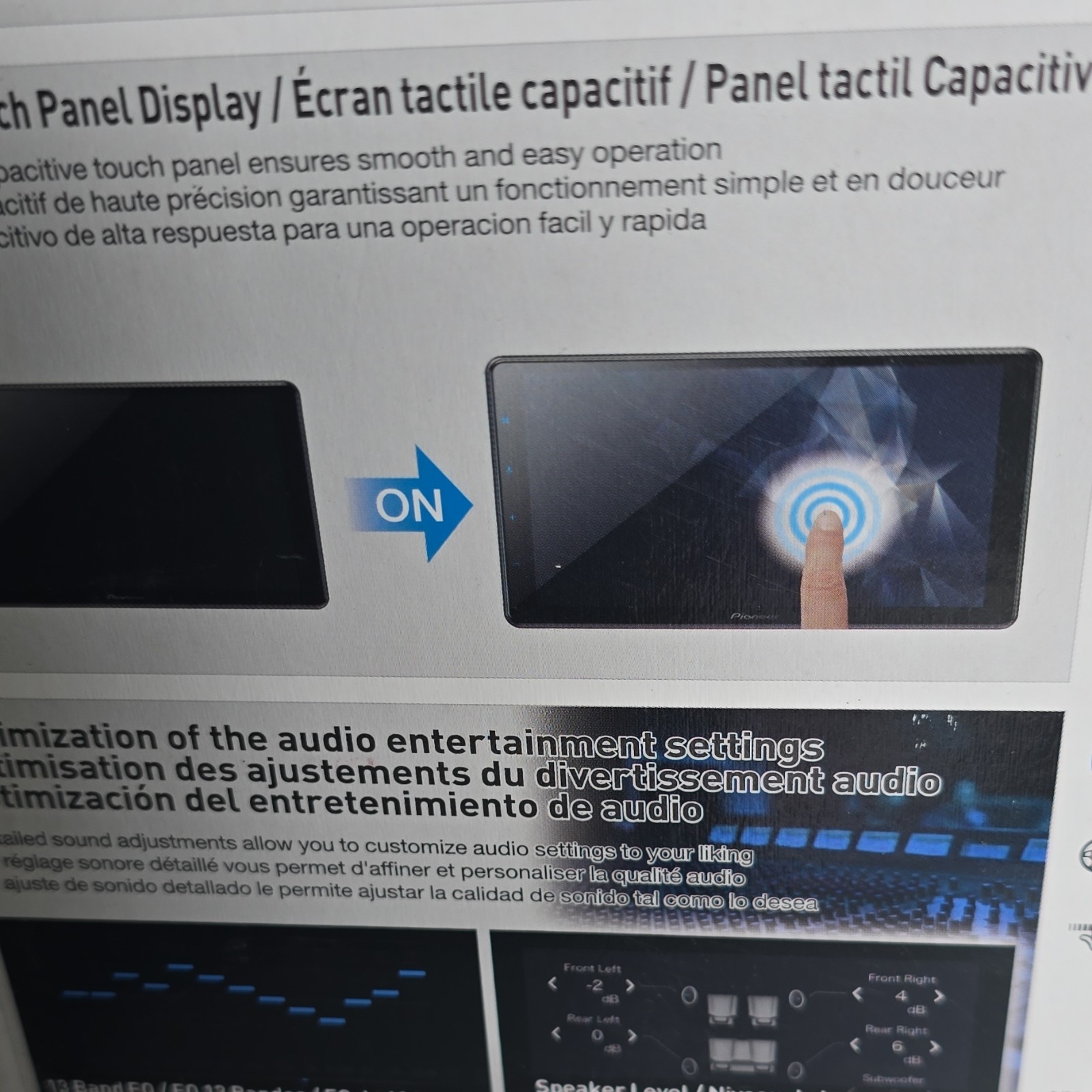 Radio Stereo Pioneer Bluetooth Audio DMN-1800NEX RDS AV RECEIVER