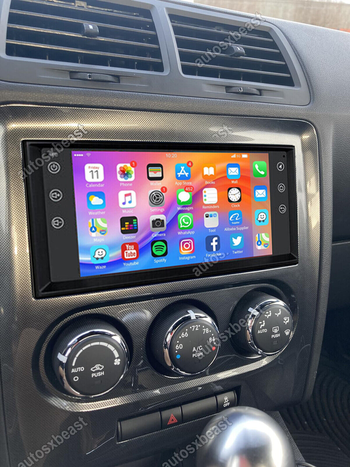 For 2008-2014 Dodge Challenger Android 13 Car Stereo Radio WIFI Touch Screen