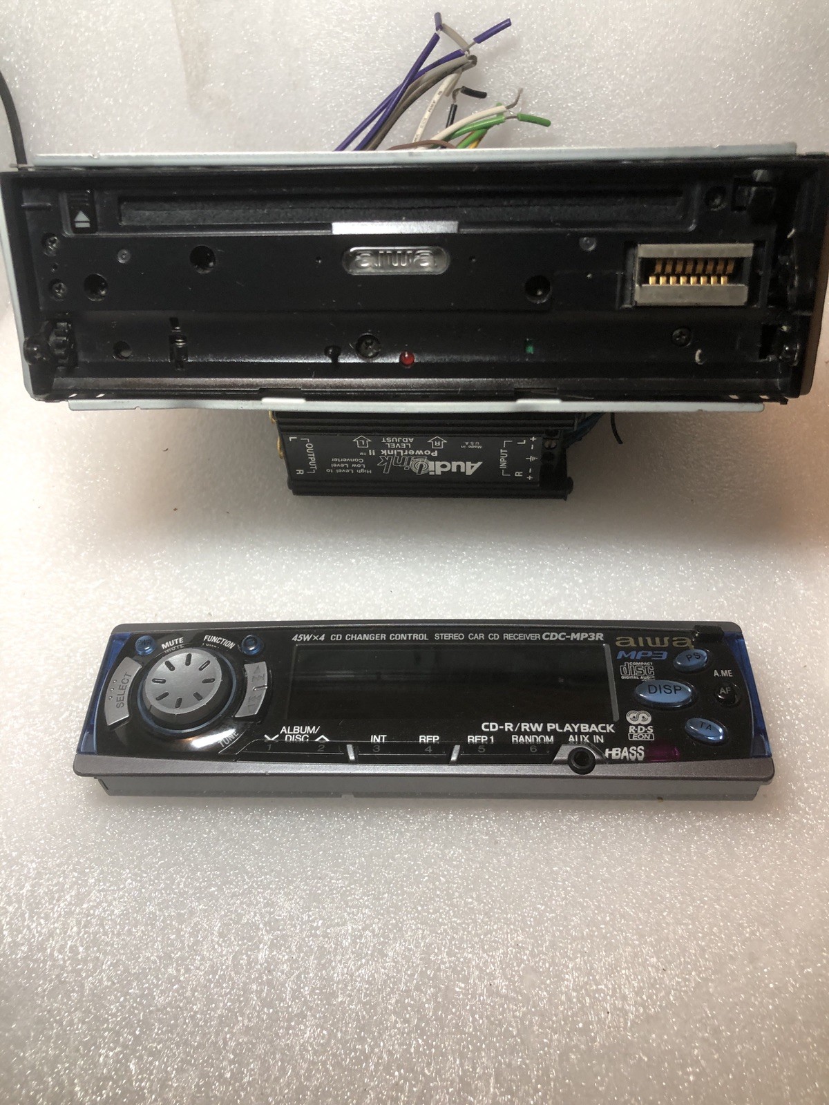 AIWA CDC MP3RYZ CD World 1st Mp3 Car Stereo RDS Radio AM-FM Aux Old School Y2k