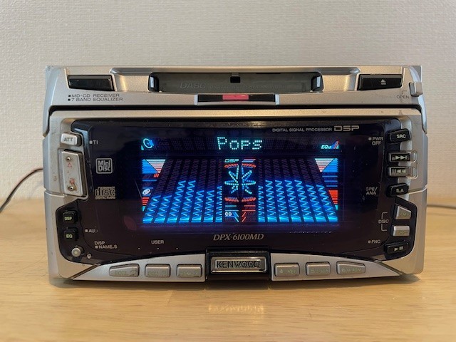 KENWOOD DPX-6100MD 2DIN CD MD Receiver CD MD CD playback OK MD malfunction