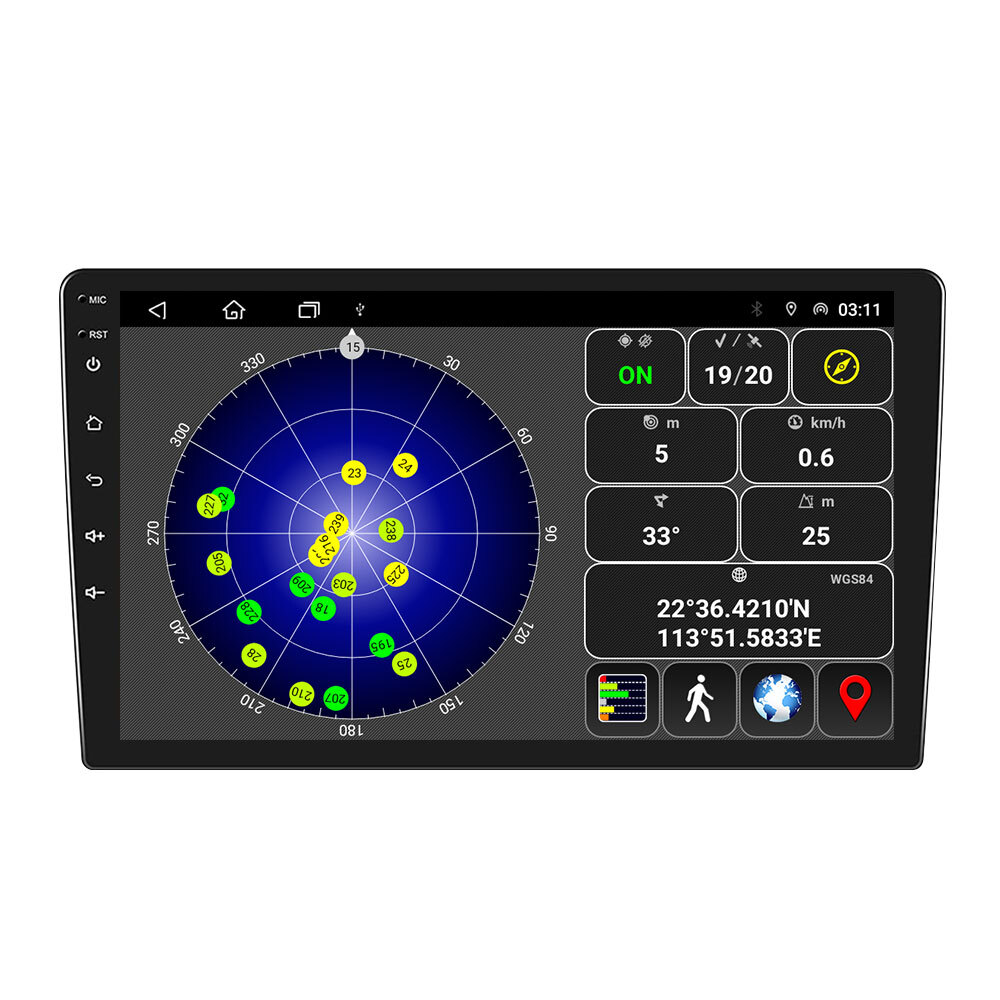 Universal 9″10.1″Car Video Player GPS Navi Touchscreen Wireless Carplay RDS DSP