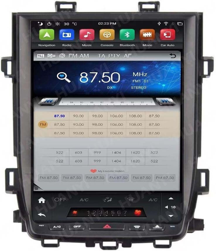 12.1″For Toyota Alphard A30 2008-14 Car Stereo Radio Tesla Style GPS Carplay 64G