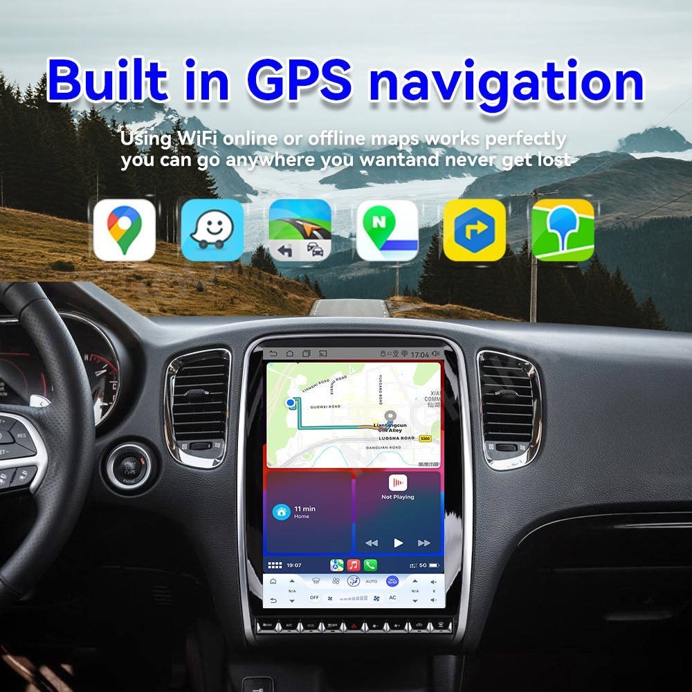 14.5″ Tesla Style Car Radio For Dodge Durango 2014-2020 Android 64GB