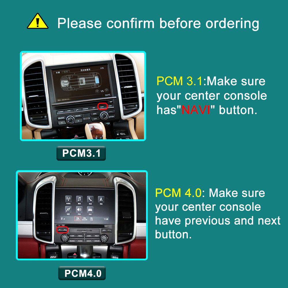 Touchscreen Car Stereo for Porsche Cayenne 2010-2015 RDS Radio DSP WiFi GPS