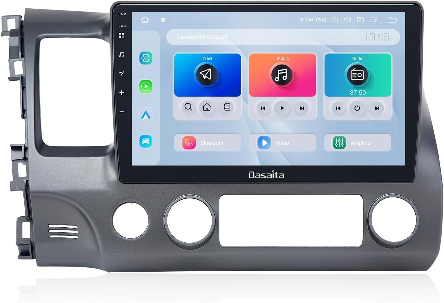 Dasaita 10.2″ Head Unit for Honda Civic 2006-2011 G13 Radio CarPlay GPS WiFi