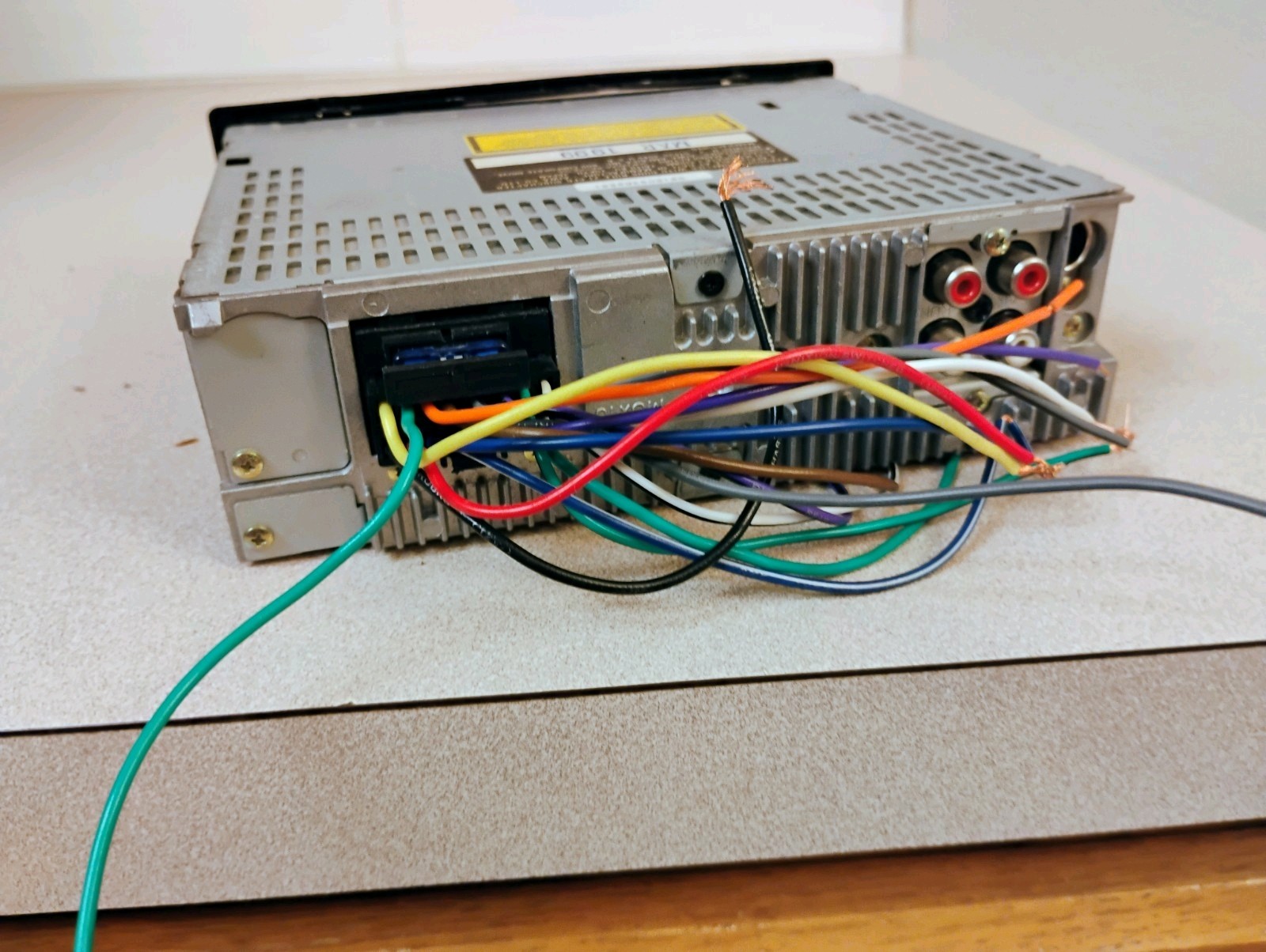 AIWA CDC X136yu Car Stereo CD Receiver Vintage 1999