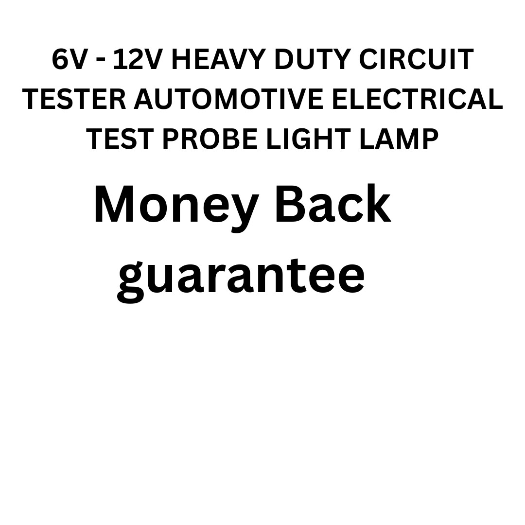 6V – 12V HEAVY DUTY CIRCUIT TESTER AUTOMOTIVE ELECTRICAL TEST PROBE LIGHT LAMP