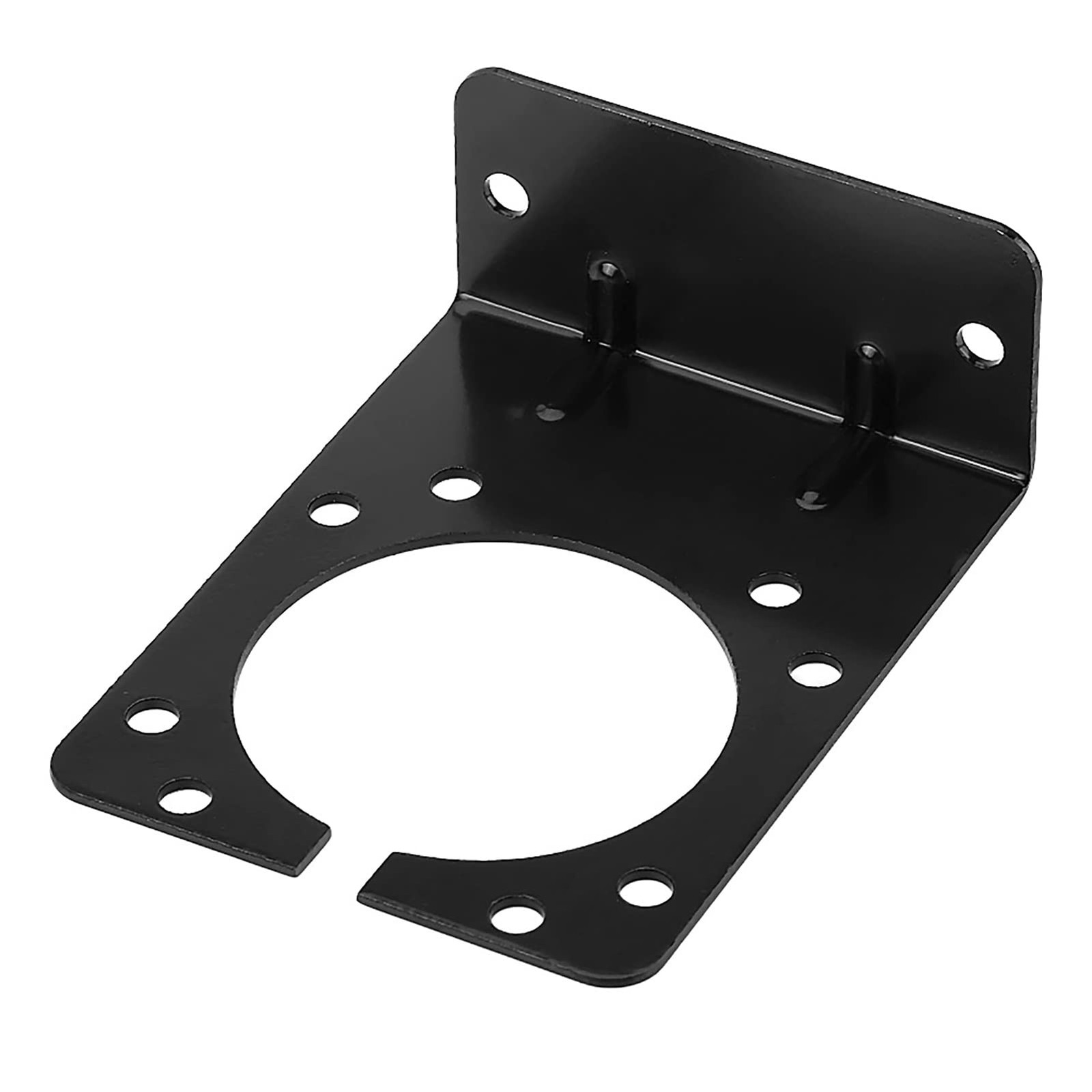 Haosie 7 Pin Trailer Plug Mounting Bracket, Right Angle normal, popular