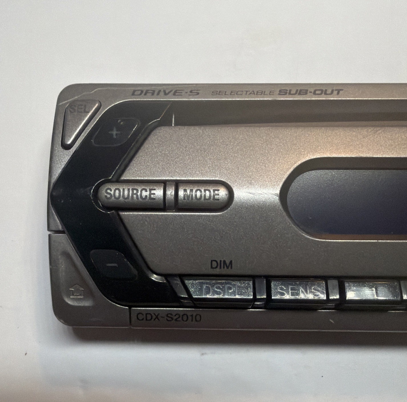 Sony XPLOD CDX-S2010 CD Player Car Stereo Face Plate Only