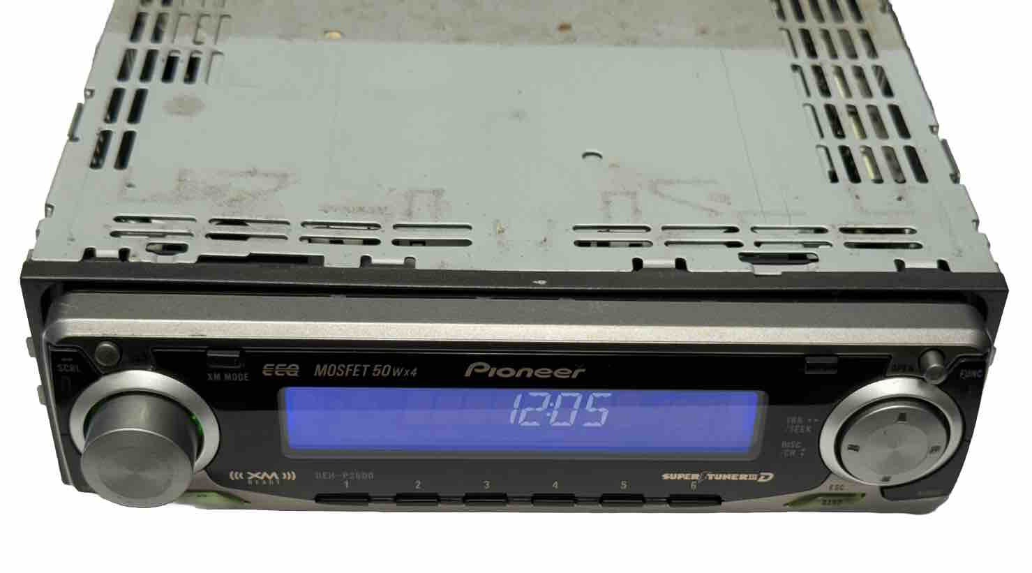📀🚘Pioneer DEH-P2600 CD Player In Dash Receiver Car W/Accessories See Pictures￼