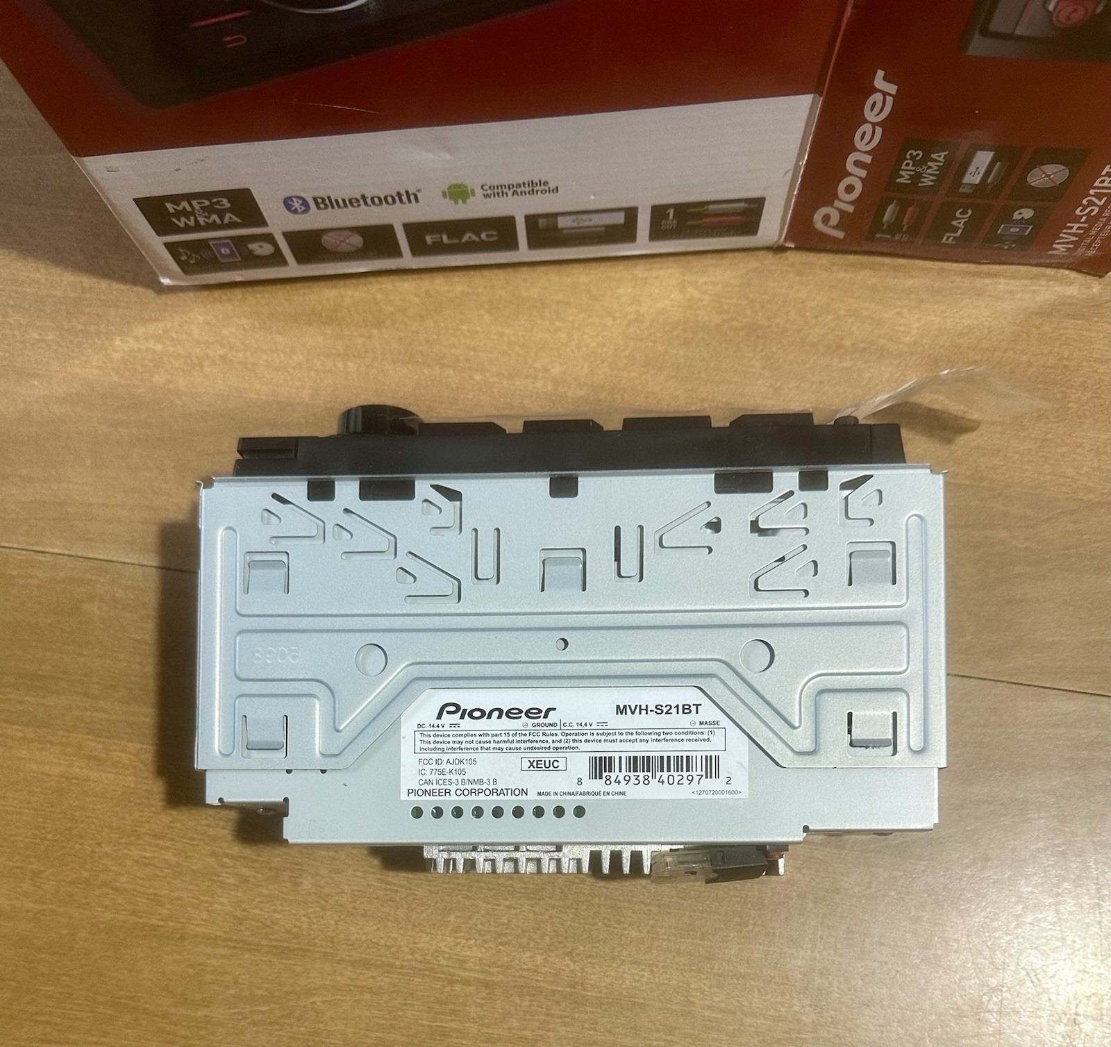 Pioneer MVH-S21BT Digital Media Receiver Bluetooth New Open Box No Manual