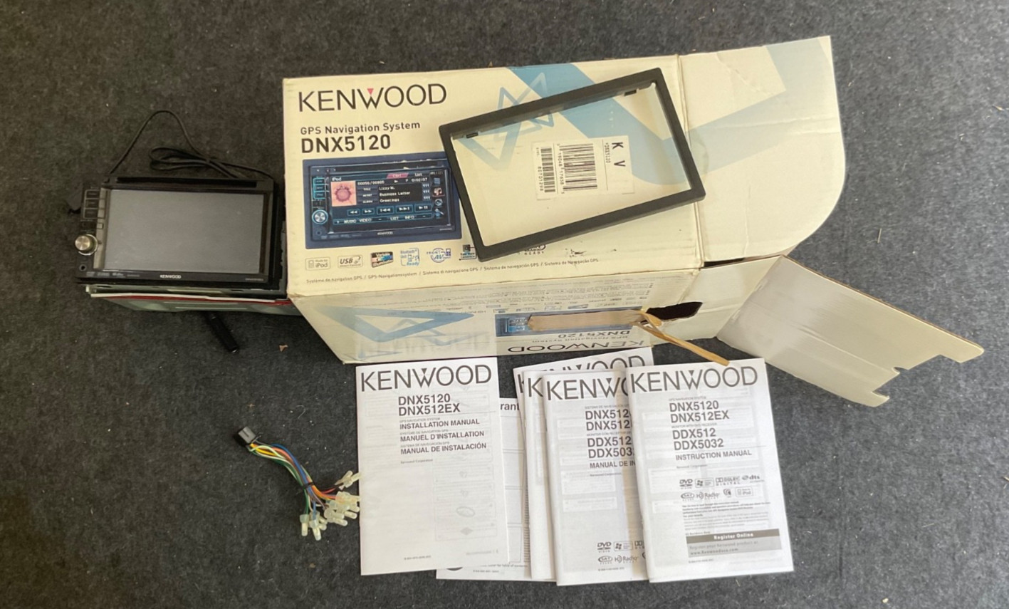 Kenwood DNX5120 double-DIN in-dash navigation and DVD, PreOwned *See below