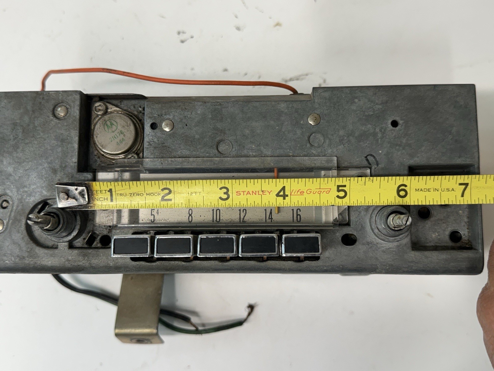 Vintage 1960s Dodge Dart GT Mopar Model 223 All Transistor Radio 15D41558A01