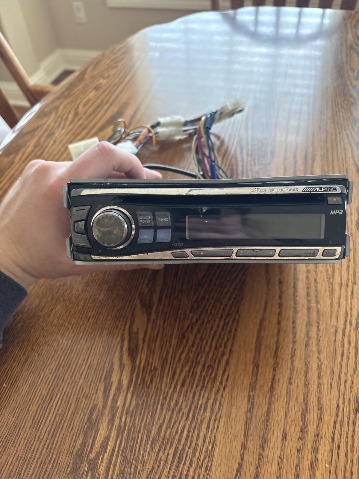 Alpine CDE-9846 CD Player In Dash Receiver