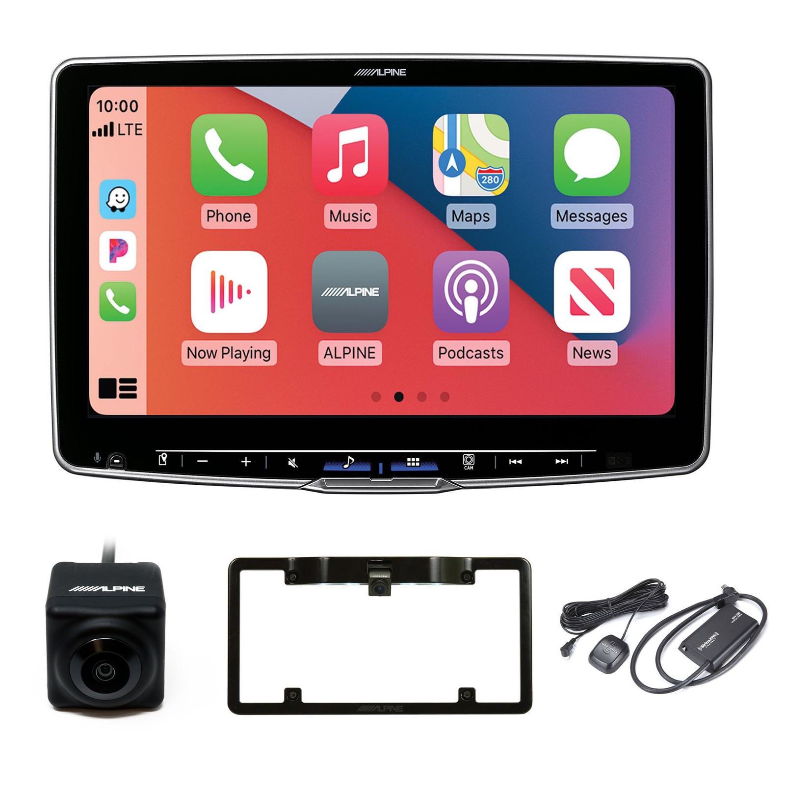 Alpine ILX-F511 Halo11 Receiver, 11″ Touchscreen + Satellite Tuner