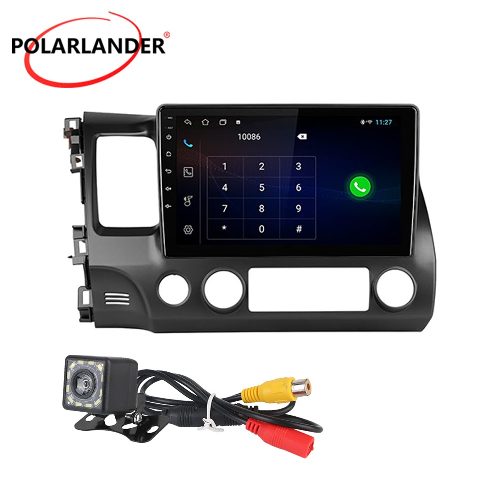 Honda Civic 2006-2011 Wireless CarPlay Android Auto 10.1 Inch IPS Touchscreen