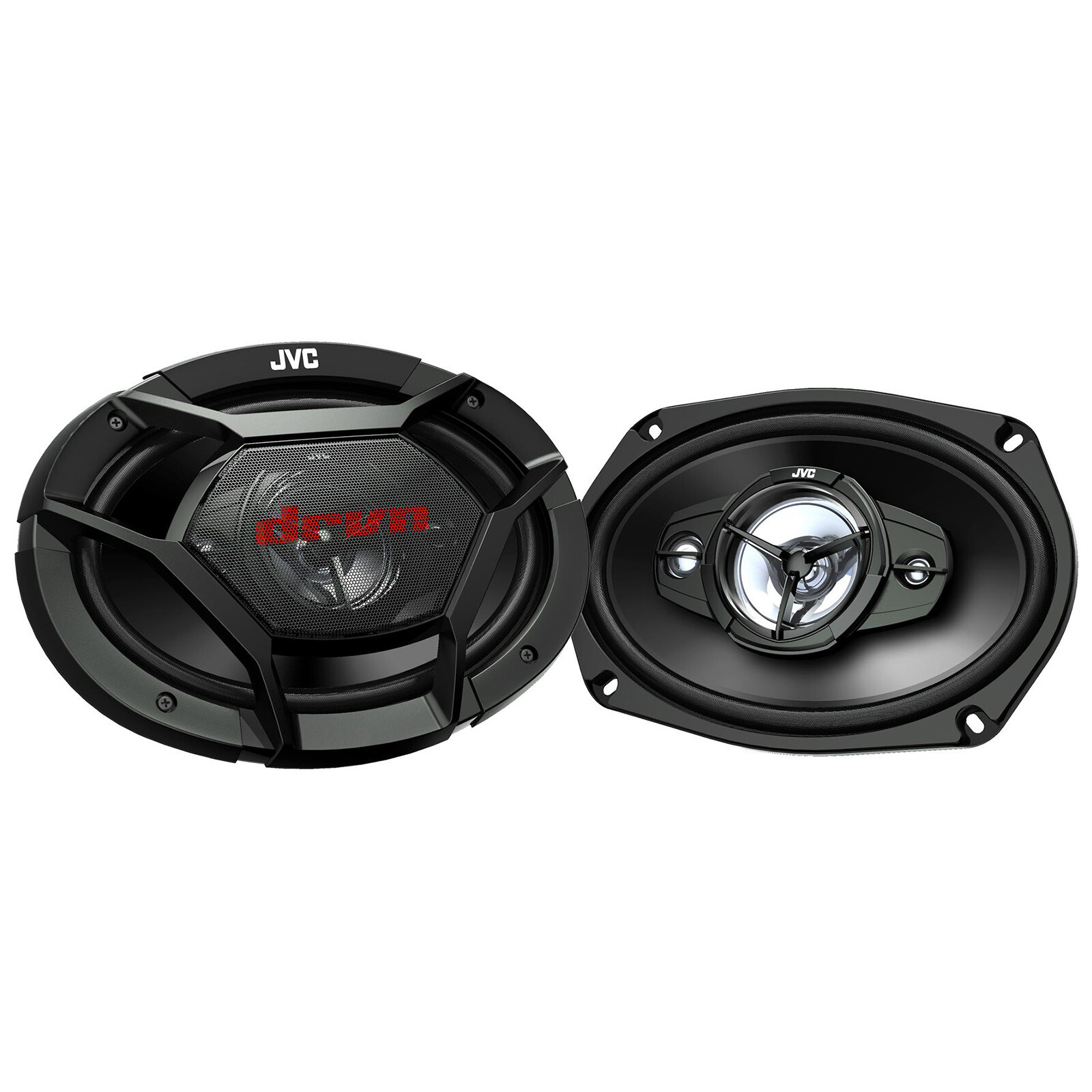 JVC KW-M690BW 6.8″ Touchscreen WiFi Receiver, 2x 6.5″ + 2x 6×9″ Speakers w/Wire
