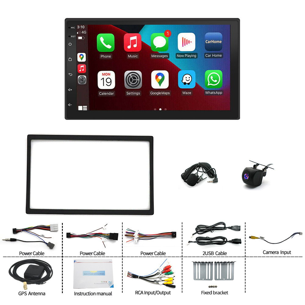 For 2007-2012 Nissan Sentra 7″ Android 13 Carplay Car Stereo Radio GPS Navi Wifi