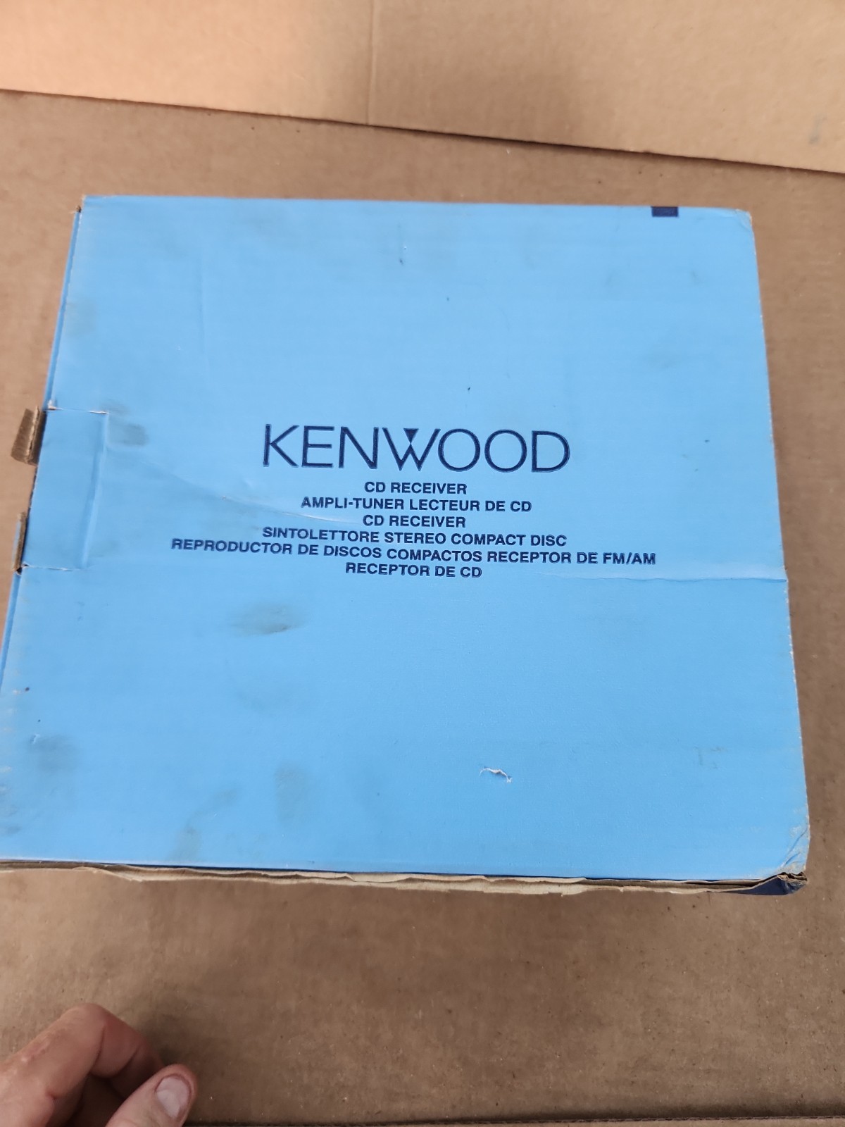 Kenwood KDC-222 Car Stereo Receiver/CD player with mounting sleeve ( New )