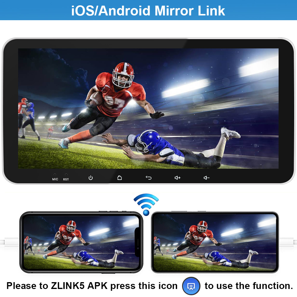 CarPlay For 2007-2018 Jeep Wrangler Apple Android 14.0 Car Stereo Radio GPS