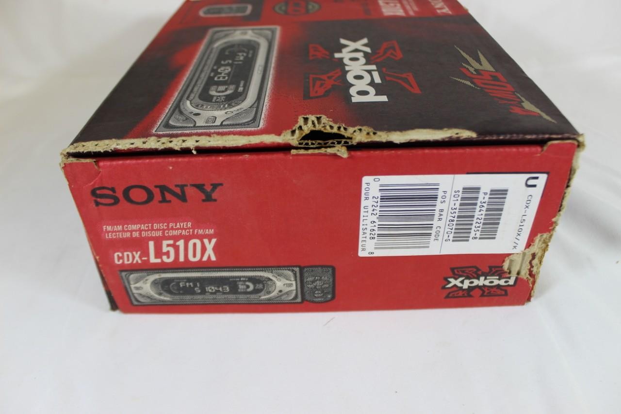 Sony CDX-L510X Xplod 50wx4 FM/AM Car CD Player