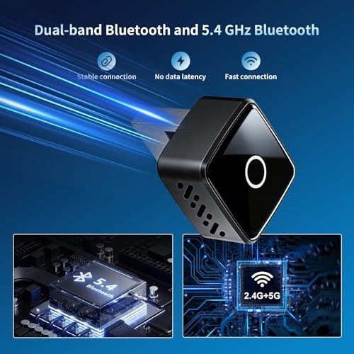 2-in-1 Plug&Play Dongle for OEM CarPlay/Android Auto Mini Adapter