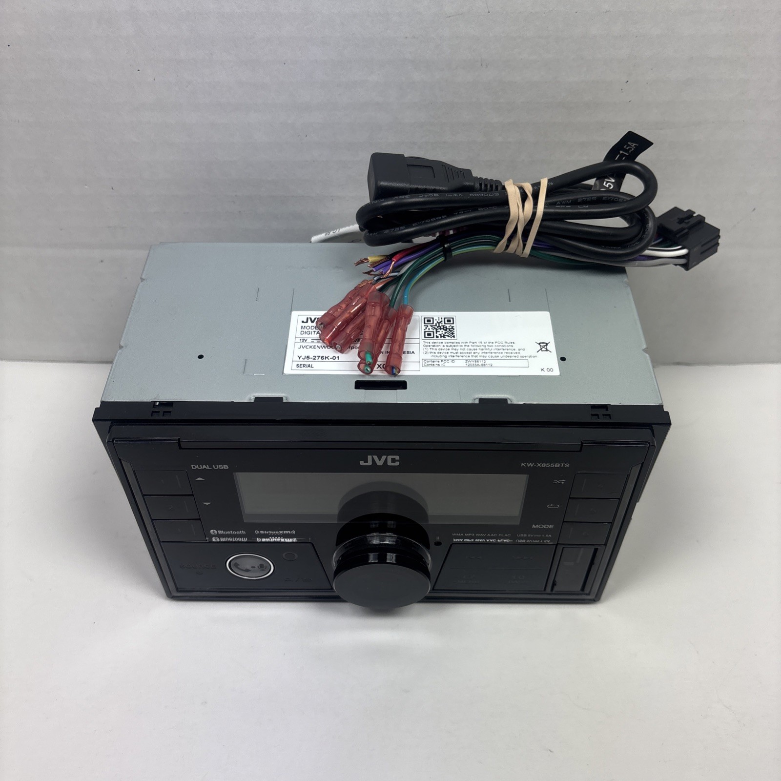 JVC KW-X855BTS 2-DIN Receiver Bluetooth SiriusXM Dual USB 13-Band EQ | Tested