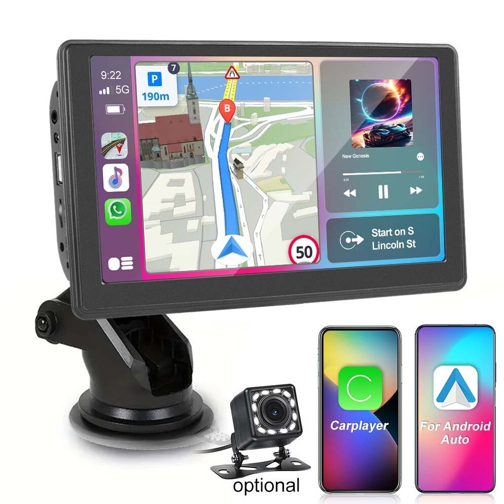 7′ screen car player MP5 portable smart player supports Android Auto FM AUX