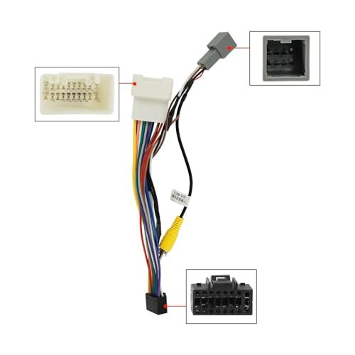 Car Stereo Radio 16PIN Adaptor Power Cable for Mitsubishi Outlander 1X