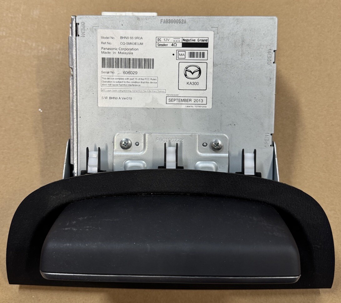 MAZDA 3 14 15 16 RADIO AUDIO AM FM CD FACTORY DASH UNIT OEM # BHN9669R0A