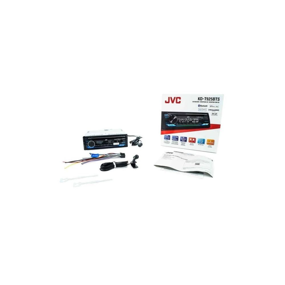 JVC KD-T925BTS CD Receiver Single-DIN Built-in Amazon Alexa/Bluetooth/Dual USB
