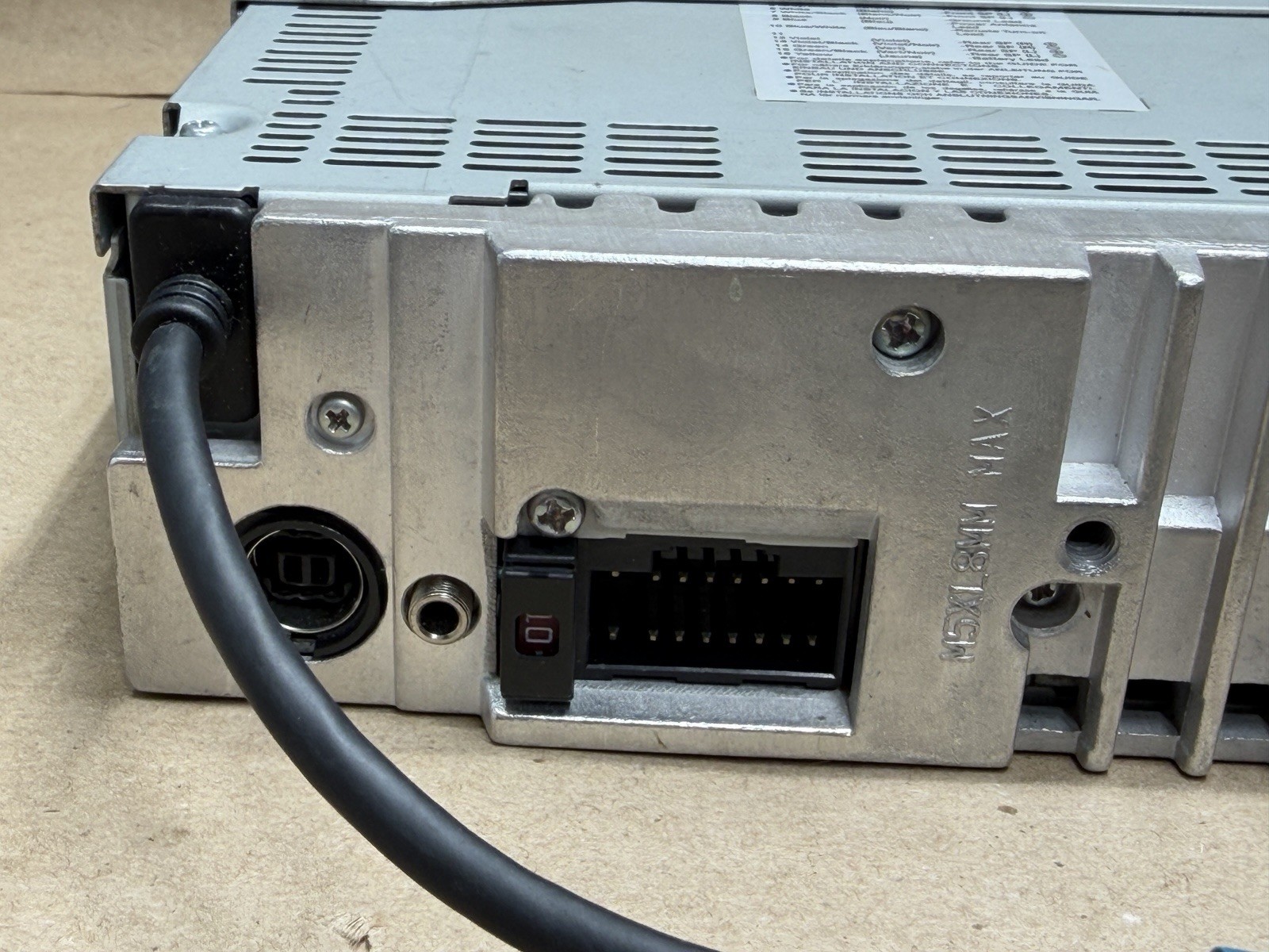Alpine Car Radio CD MP3 WMA AAC HD Sat Ai-NET Ready CDA-9883 *Missing Knob*