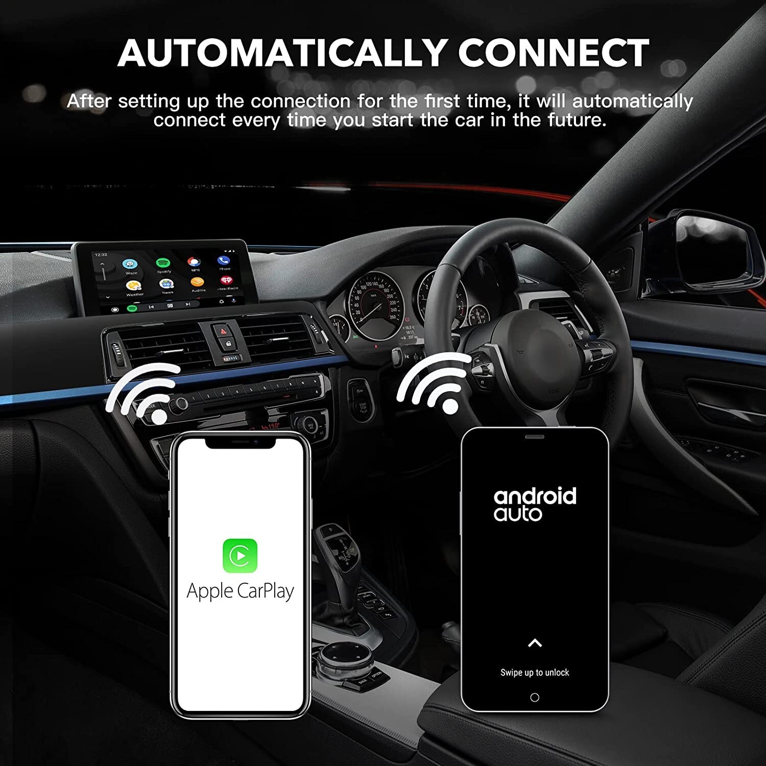 Deep Discount sell on Amazon for $110, Wireless CarPlay Adapter with Netflix