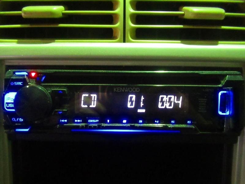 Kenwood U310 USB AM FM CD Receiver 1DIN Near Mint JAPAN