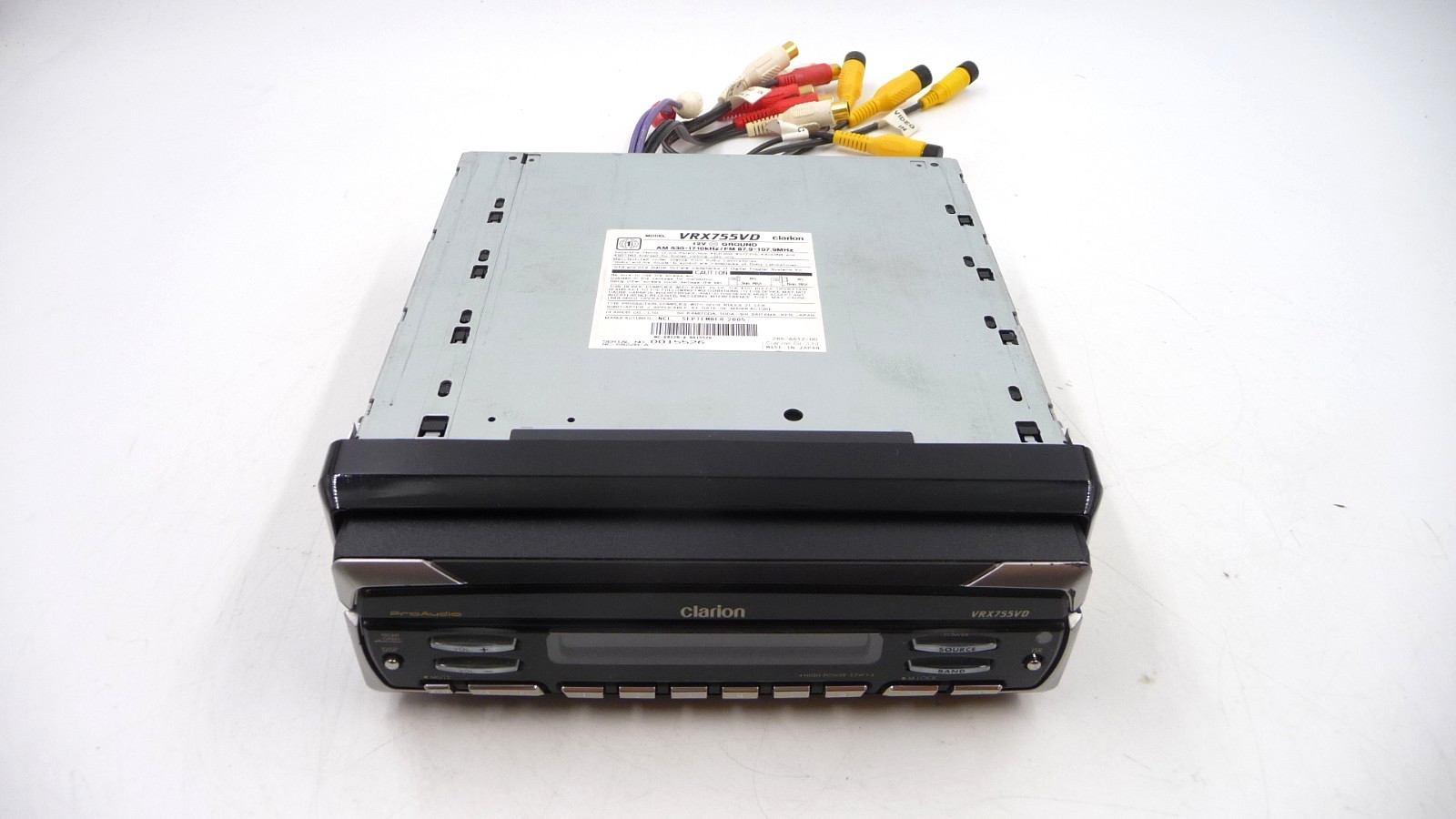 CLARION VRX755VD 7in tilt touchscreen display old school CD MP3 DVD stereo JAPAN