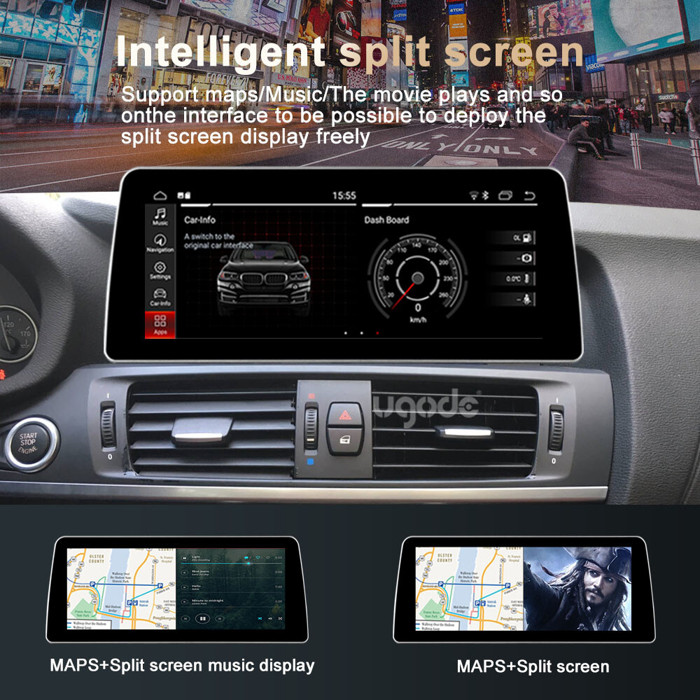 Ugode 12.3inch Android Screen UPGRADE Stereo GPS BMW X3 X4 F25 F26 2013-2016 NBT