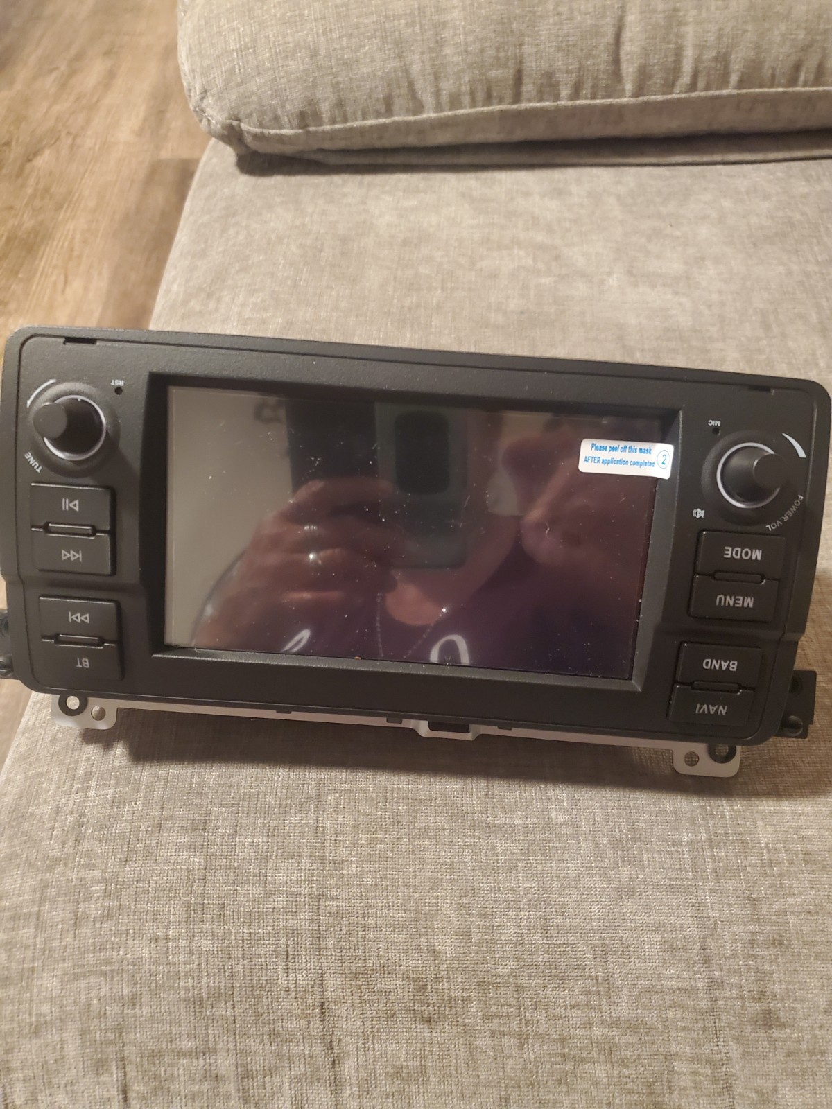 In-Dash Car Stereo Head Unit Touchscreen w/ Wiring Harnesses & Dash Trim Bezel