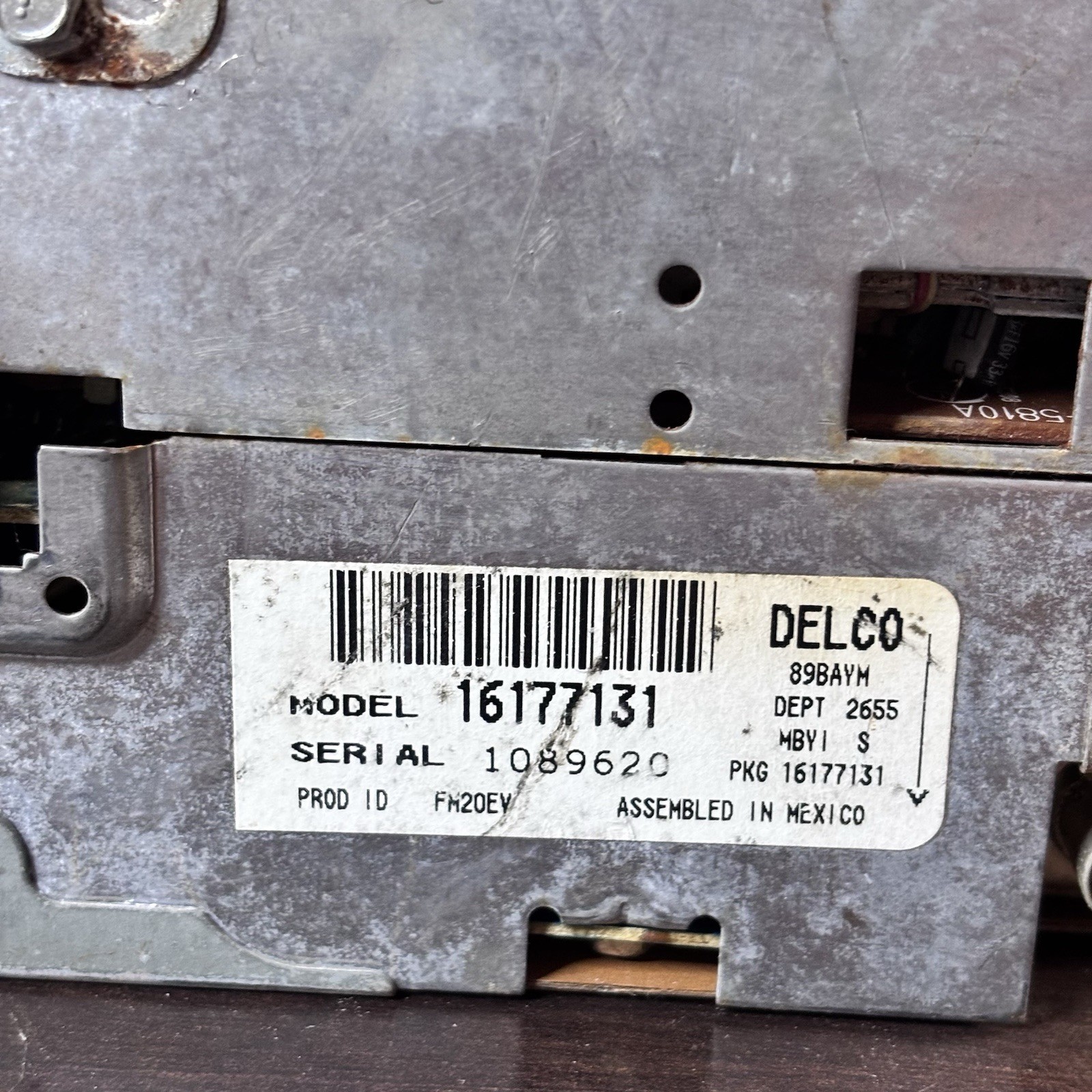 Delco GM Chevy Caprice Impala factory cassette radio stereo 94 95 96 16177131