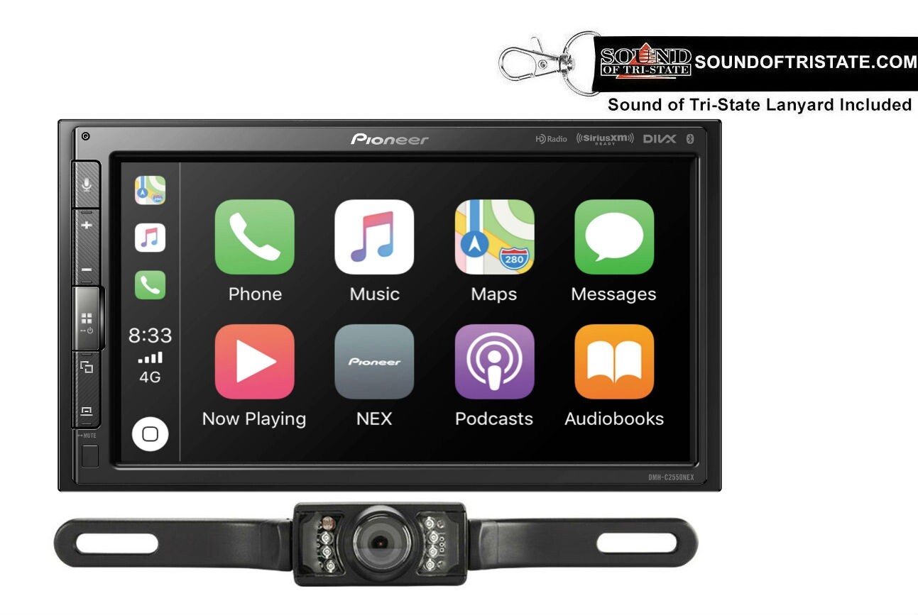 Pioneer DMH-C2550NEX 6.8″ Digital Media Receiver + License Plate Rear Camera