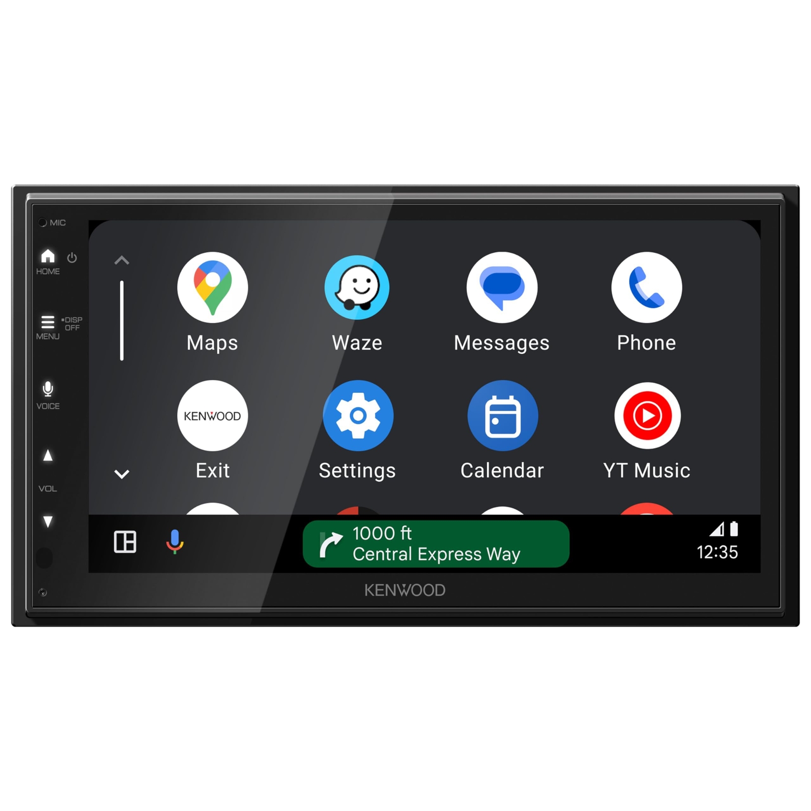 KENWOOD DMX4710S AM FM BT Digital Car Stereo, Apple CarPlay & Android Auto